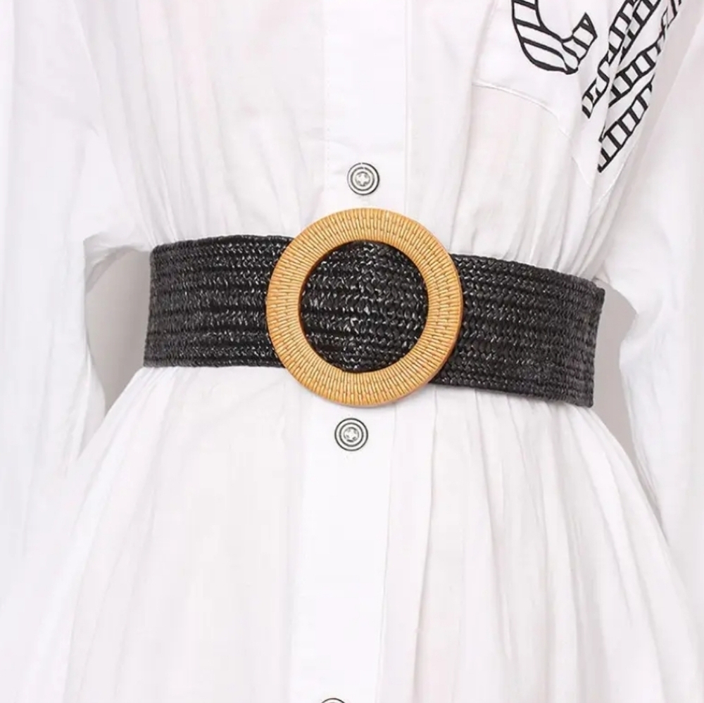 Boho Round Buckle Belt